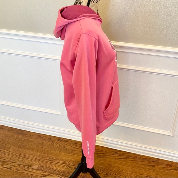 ~Under Armour~ bright pink hoodie sweatshirt - Picture 3 of 5